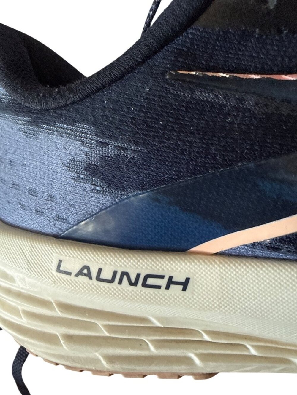 Brooks Launch 9 Womens Running Shoes Navy & Pink Size 8.5 Lightweight Cushioning - Picture 10 of 10